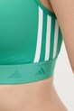 Спортивный бюстгальтер adidas Performance Powerreact Hyperglam JD0388 зелёный