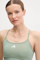 adidas Performance sutien sport Aeroreact verde JJ0870