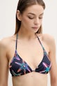 Vilebrequin sutien de baie FLEUR usor rigidizat bleumarin FLECH107