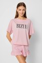 Bizuu tricou de pijama din bumbac ALEX munte roz PIZAMA.GORA.ALEX.ROZOWY