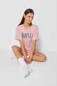 Bizuu tricou de pijama din bumbac ALEX PIZAMA.GORA.ALEX.ROZOWY