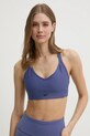 Športová podprsenka Reebok LUX Collection bez kostíc fialová 100214827