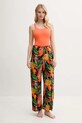 Desigual pantaloni de plaja BAHAMAS PANT 25SWMW01 negru SS25