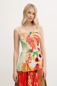 Oblačila Obleka za na plažo Desigual BAHAMAS PATCH 25SWMW07 bež