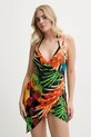 Plážové šaty Desigual BAHAMAS STRAPS čierna 25SWMW09