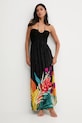Desigual rochie de plajă BELICE DRESS 25SWMW08 negru SS25