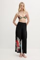 Plážové kalhoty Desigual COLIBRÍ PANT 25SWMW02 černá SS25