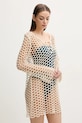 Плажна рокля Desigual FLOW DRESS бежов 25SWMK22