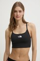 The North Face sportmelltartó Flex melltartó merevítő nélkül fekete NF0A8BRUJK31