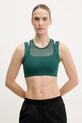 The North Face biustonosz sportowy Refina bez fiszbinów zielony NF0A891K6GI1