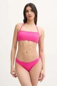 Bikini top HUGO χωρίς μεταλλικές μπανέλες ροζ 50540216