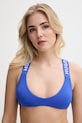 Bikini top HUGO λεπτό μοτίβο μπλε 50540225