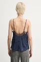 Одежда Шёлковая блузка ZADIG&VOLTAIRE WWCR01267.404 тёмно-синий