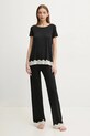 Пижамные брюки United Colors of Benetton 3Z123F04A чёрный SS25