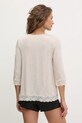Pyžamové tričko s dlouhým rukávem United Colors of Benetton 3Z123M07E béžová SS25