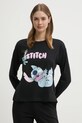 United Colors of Benetton longsleeve de pijama LILO&STITCH munte negru 3Y5E3M07D