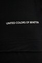 Μακρυμάνικη μπλούζα πιτζάμας United Colors of Benetton 36MX3M07B μαύρο