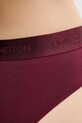 Odzież United Colors of Benetton figi 3OP81S01L bordowy