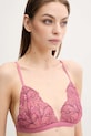 Бюстгальтер Samsoe Samsoe SAAUDREY мереживо рожевий F25100129