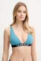 Plavková podprsenka Calvin Klein vrchní tyrkysová KW0KW02832