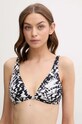 Calvin Klein biustonosz kąpielowy bez fiszbinów czarny KW0KW02844