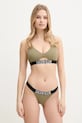 Calvin Klein biustonosz kąpielowy KW0KW02745 zielony SS25