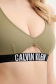 Calvin Klein biustonosz kąpielowy zielony KW0KW02745