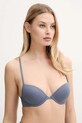 Calvin Klein sutien de baie cu balene albastru KW0KW02702