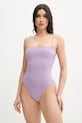 Calvin Klein costum de baie dintr-o bucată usor rigidizat violet KW0KW02709