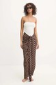 Jednodílné plavky Calvin Klein KW0KW02709 šedá SS25