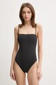 Суцільний купальник Calvin Klein легко ущільнена чорний KW0KW02709