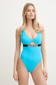 Слитный купальник Calvin Klein немного упрочнённая голубой KW0KW02746