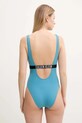 Calvin Klein costum de baie dintr-o bucată KW0KW02746 turcoaz SS25