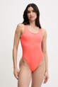 Calvin Klein egyrészes fürdőruha melltartó merevítő nélkül narancssárga KW0KW02754