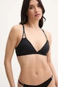 Calvin Klein sutien de baie cu balene negru KW0KW02793