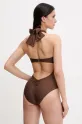 Dkny strój kąpielowy DIEMS732 brązowy SS25