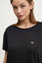 Σετ πιτζάμας Emporio Armani Underwear EW000525.AF10889 μαύρο SS25