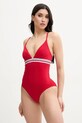Tommy Hilfiger jednoczęściowy strój kąpielowy lekko usztywniana czerwony UW0UW05847