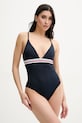 Tommy Hilfiger jednoczęściowy strój kąpielowy lekko usztywniana granatowy UW0UW05847