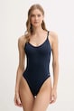 Jednodielne plavky Tommy Hilfiger bez kostíc tmavomodrá UW0UW05856