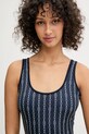 Îmbrăcăminte Tommy Hilfiger costum de baie dintr-o bucată UW0UW05905 bleumarin