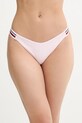 Kupaće brazilke Tommy Hilfiger bez uzorka roza UW0UW05828