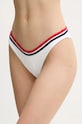Plavkové nohavičky Tommy Hilfiger jednofarebný biela UW0UW05835