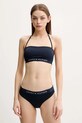 Bikini top Tommy Hilfiger UW0UW04136 σκούρο μπλε SS25