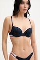 Tommy Hilfiger biustonosz kąpielowy drobny wzór granatowy UW0UW05804