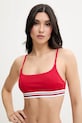 Tommy Hilfiger biustonosz kąpielowy drobny wzór czerwony UW0UW05806