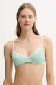 Plavková podprsenka Tommy Hilfiger vrchní zelená UW0UW05820