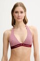 Tommy Hilfiger sutien de baie usor rigidizat burgundia UW0UW05945