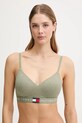 Tommy Hilfiger biustonosz dzianina zielony UW0UW05715
