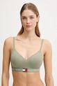 Tommy Hilfiger biustonosz dzianina zielony UW0UW05715